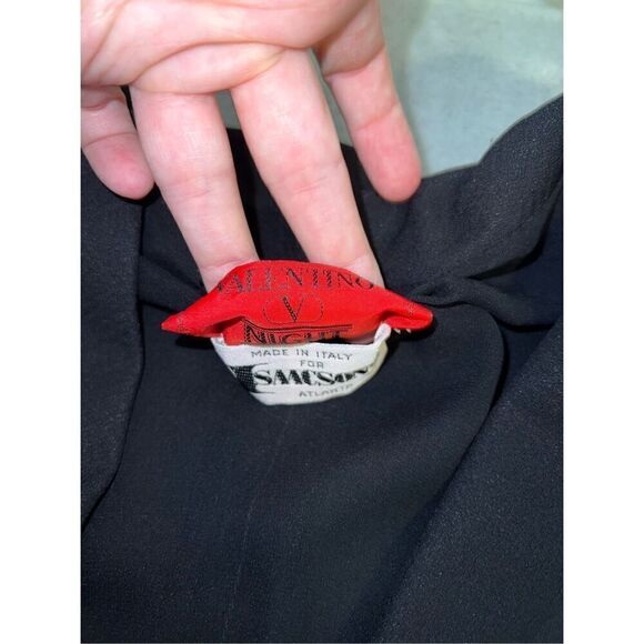 Valentino Night 100% Silk Lace Dress 6 Cocktail Date Night LBD - Picture 15 of 16